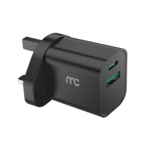 Mycandy Tc-d30 Travel Charger 30w Type-c & Usb Black